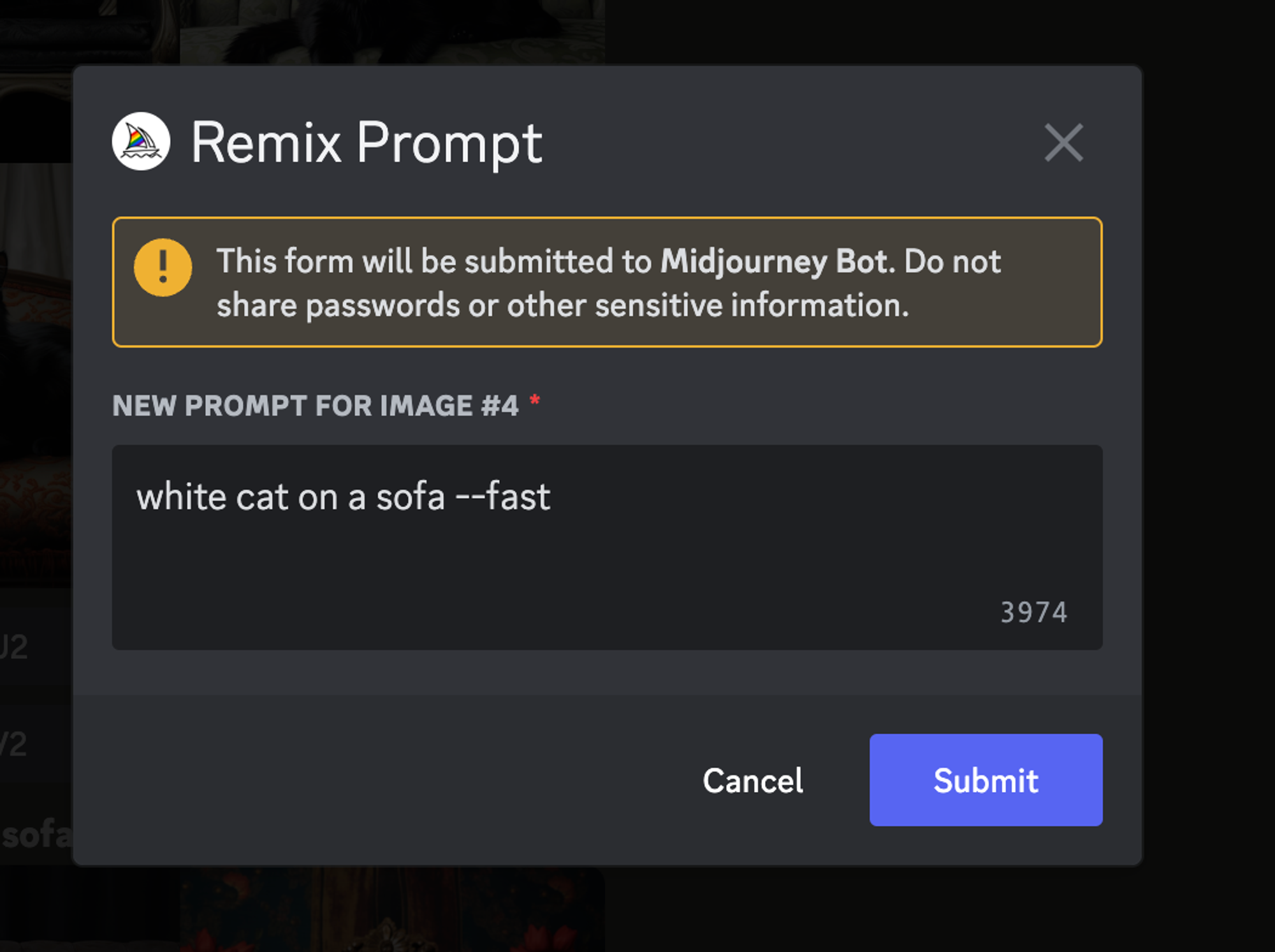 remix prompt - how to use midjourney